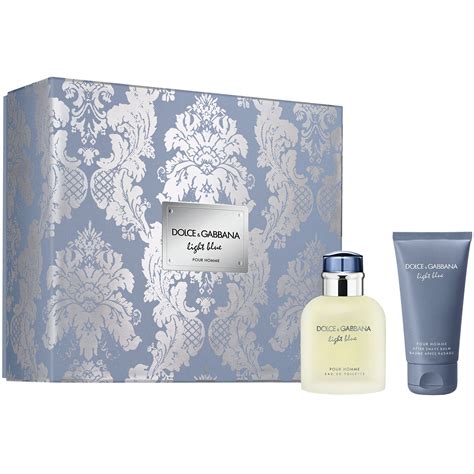 Set Dolce & Gabbana, Light Blue, Barbati: Apa de Toaleta, 75